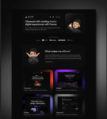 Scroll – Launch Your Dream Website with Premium Framer Templates