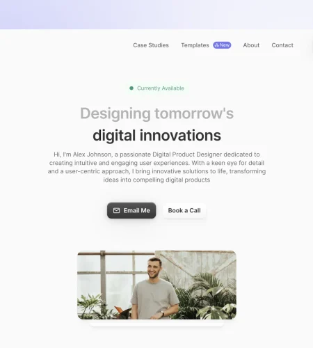 Love This Beautiful Free Framer Template for Portfolios and Digital Products