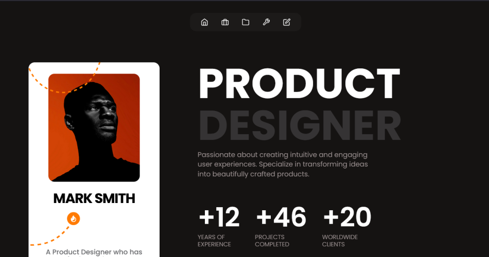 Dark Portfolio Theme for Framer (100% Free)