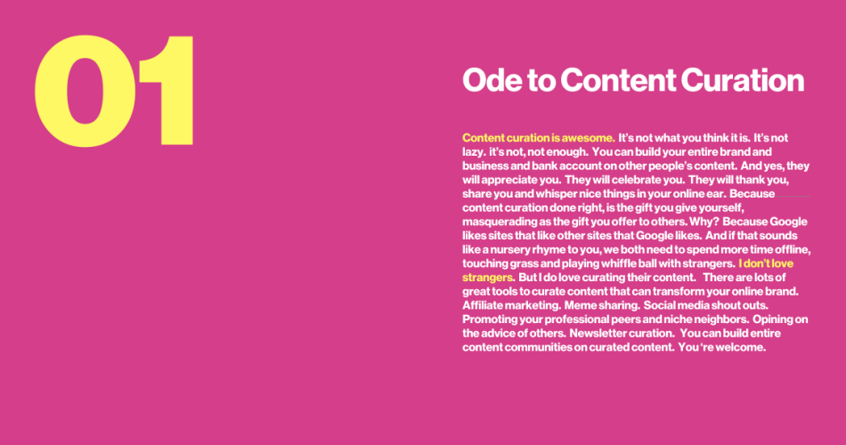 An Ode to Curating Content on Framer